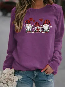 Christmas Gnome Fleece-Lined Sweatshirt