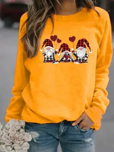 Christmas Gnome Fleece-Lined Sweatshirt
