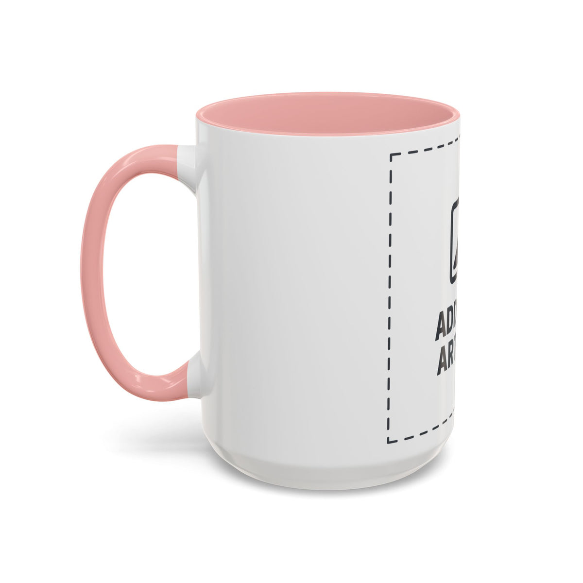Custom Accent Coffee Mug — Personalized Photo & Text Design (11/15oz)