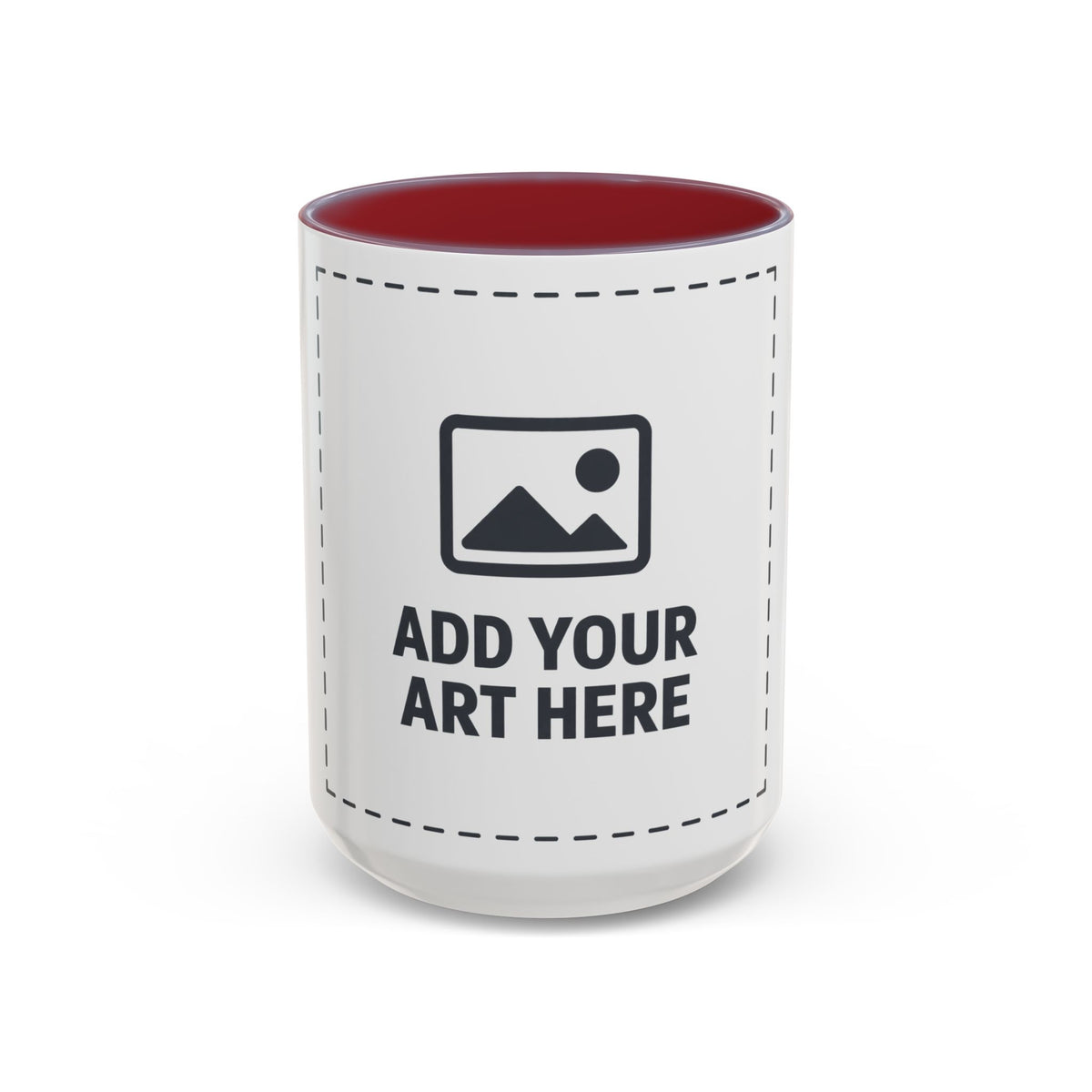 Custom Accent Coffee Mug — Personalized Photo & Text Design (11/15oz)