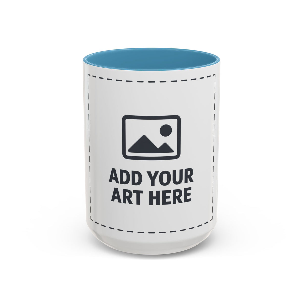 Custom Accent Coffee Mug — Personalized Photo & Text Design (11/15oz)