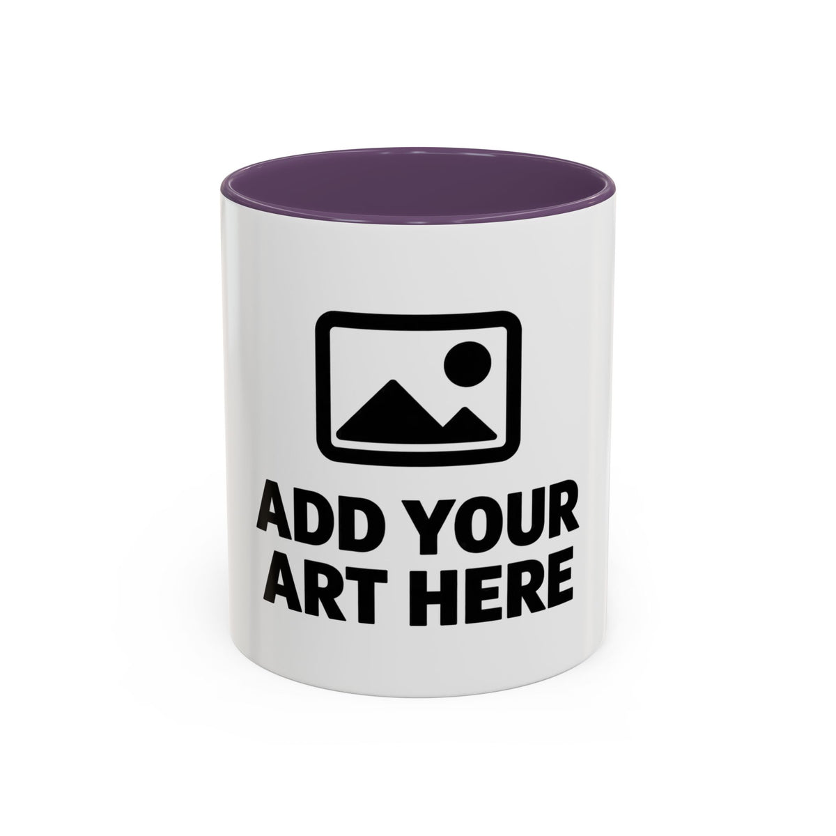 Custom Accent Coffee Mug — Personalized Photo & Text Design (11/15oz)