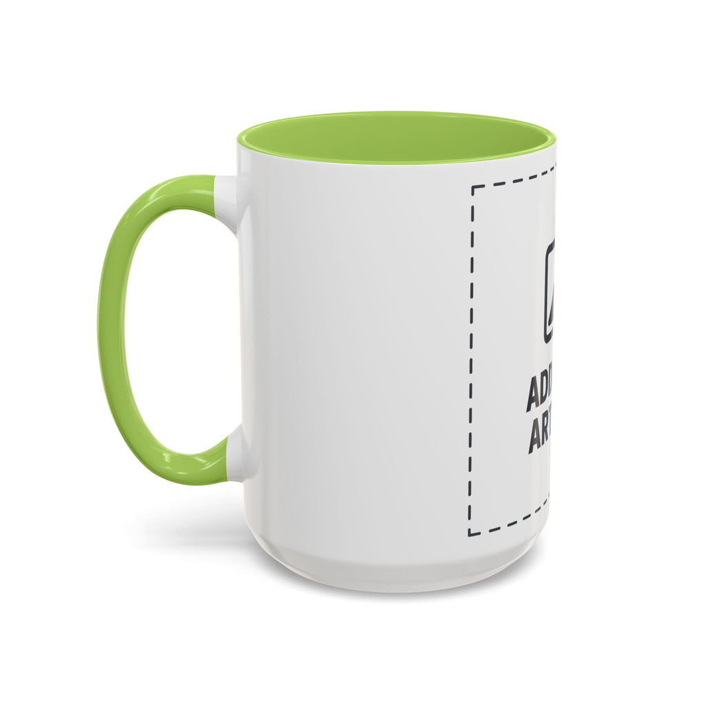 Custom Accent Coffee Mug — Personalized Photo & Text Design (11/15oz)