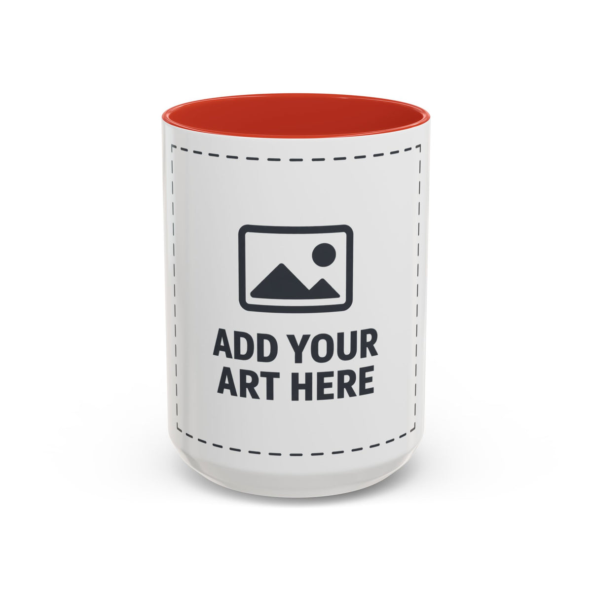 Custom Accent Coffee Mug — Personalized Photo & Text Design (11/15oz)
