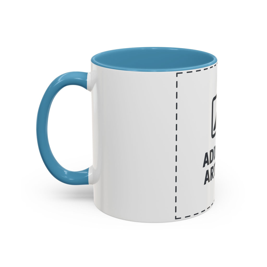 Custom Accent Coffee Mug — Personalized Photo & Text Design (11/15oz)