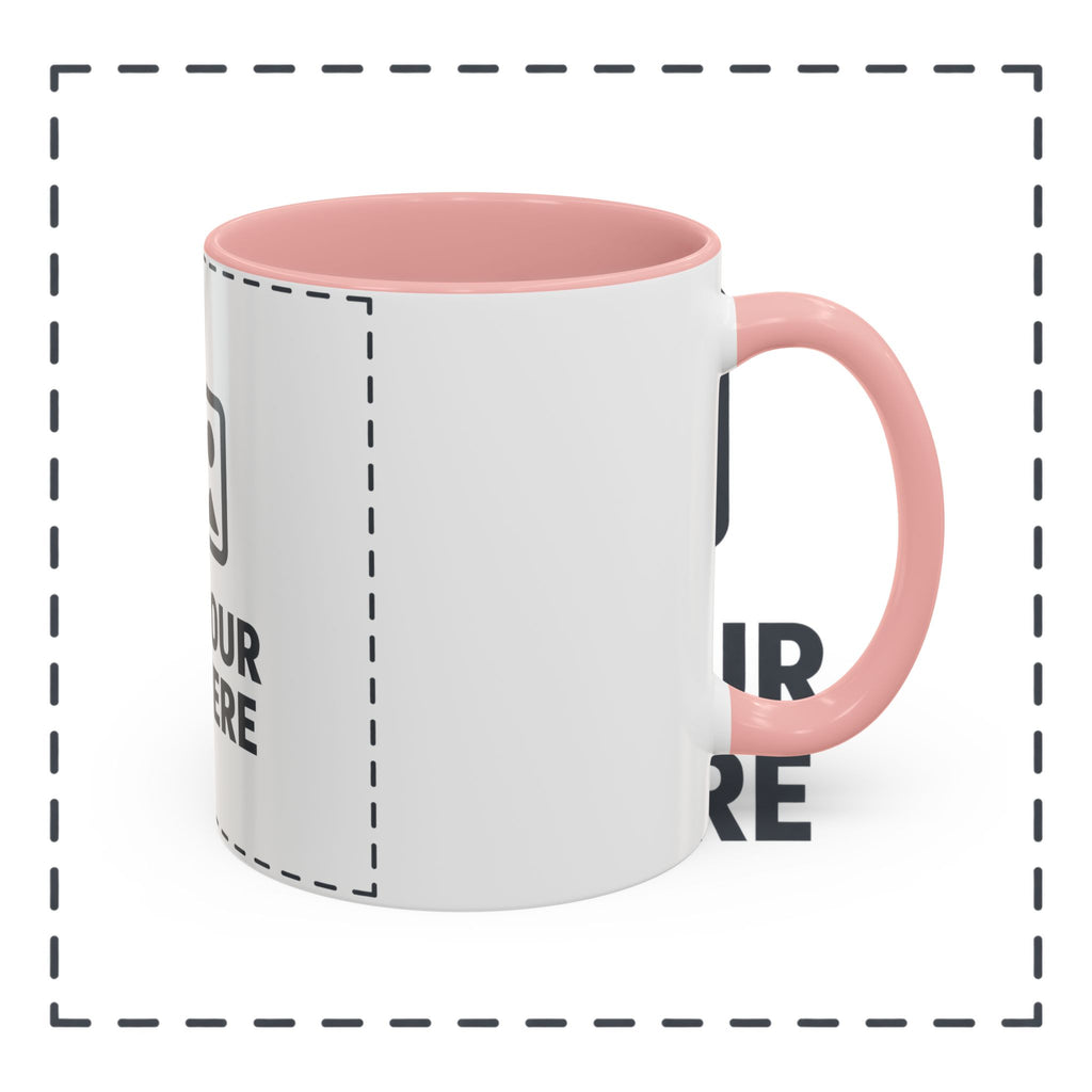 Custom Accent Coffee Mug — Personalized Photo & Text Design (11/15oz)