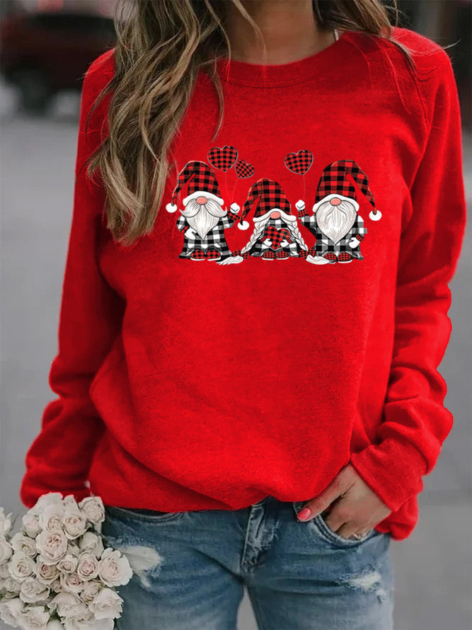 Christmas Gnome Fleece-Lined Sweatshirt