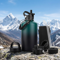 Unbranded water bottle and accessories